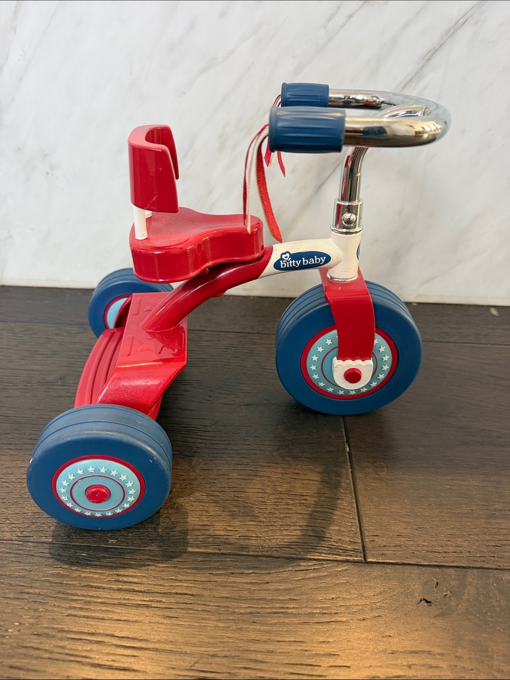 Bitty Baby Red and Blue Toddler Ride-On Trike